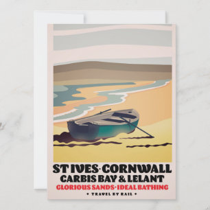 Rua Ives Poster de viagens Cornwall