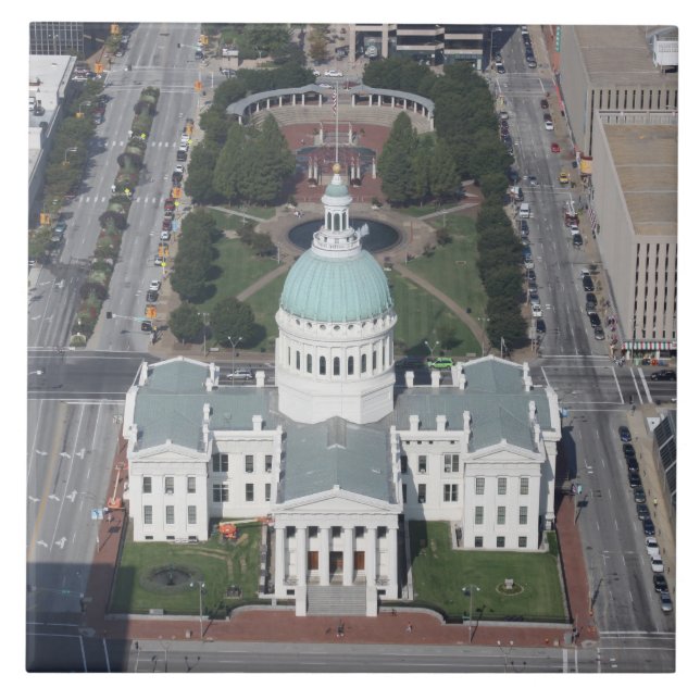 Rua Louis Courthouse, Azulejo cerâmico (Frente)