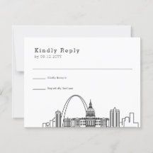 Rua Louis Wedding | RSVP Skyline Estilizado