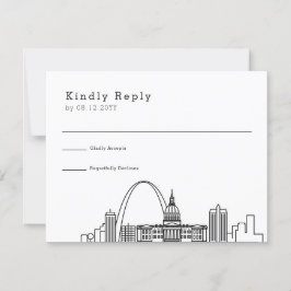 Rua Louis Wedding | RSVP Skyline Estilizado