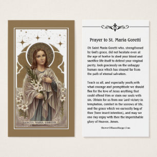 Rua Maria Goretti Oração Católica Santa