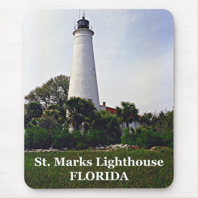 Rua. Marks Lighthouse, Flórida Mousepad (Frente)