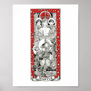 Rua. Martin de 40 x 10" Impressão