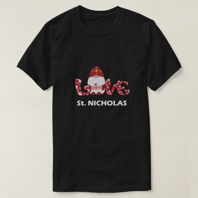 rua. nicholas dia T-shirt (Frente do Design)