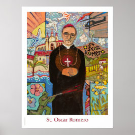 Rua, Oscar Romero, poster de sala de aula católica