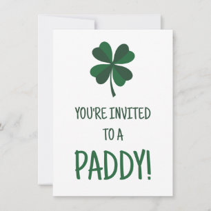 Rua, Paddy Convidado para o Dia de Patrick