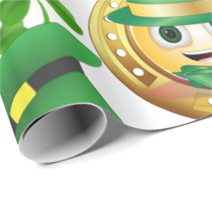Rua, papel de embrulho no dia de Patrick, ferradur
