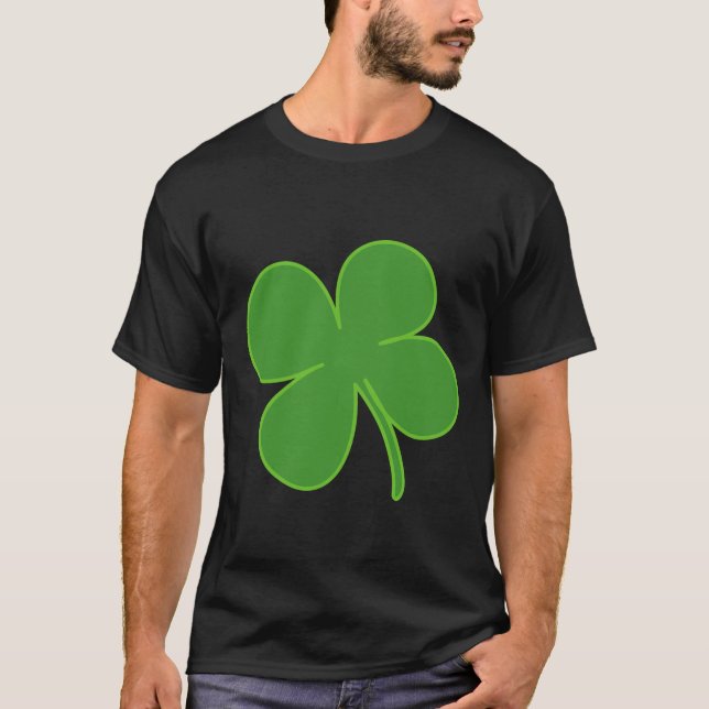 RUA.PATRICK NO DIA DE 4 FOLHAS CLOVER T-SHIRTS (Frente)