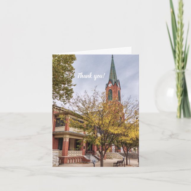 Rua Peter Cartões de agradecimentos da Igreja Cató (Frente)