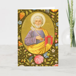 Rua Peter the Apostle (PM07) Vazio - Cartão Saudaç