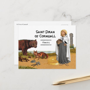 Rua. Piran of Cornwall (SAE 01) Cartão postal