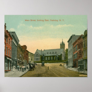 Rua principal, Ossining, Poster de Nova York