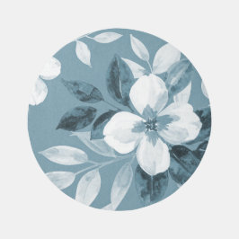 Rua redonda azul-jardim