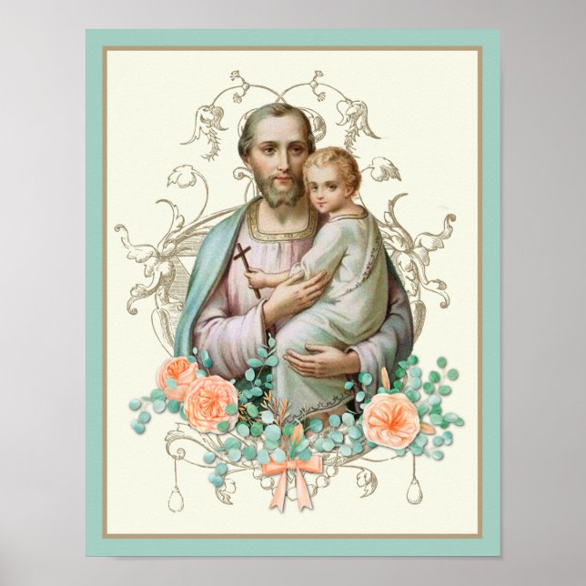 RUA RELIGIOSA JOSEPH JESUS CATHOLIC POSTER (Frente)