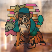 Rua Retro Cachorro, Boné e tênis | Engraçado