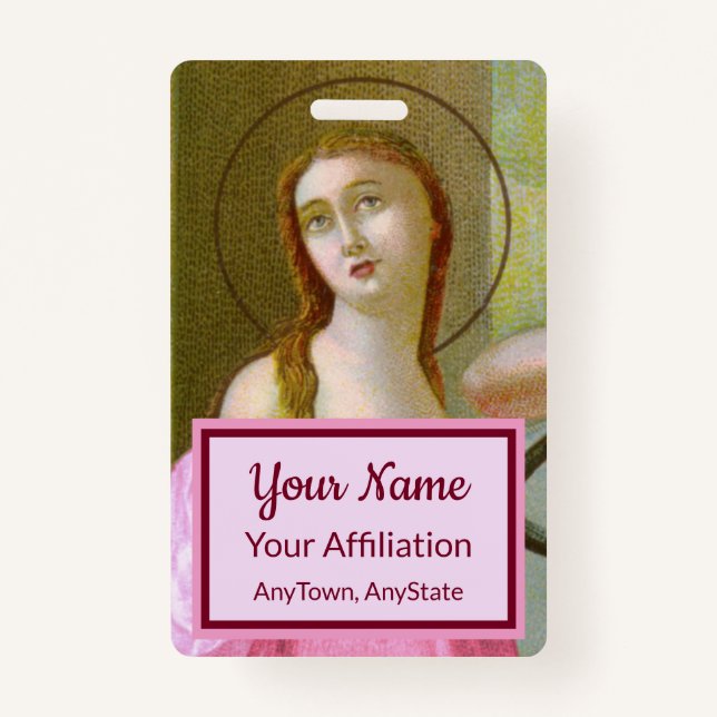 Rua Rosa Dupla. Agatha (M 003) Crachá 4 (Verso)