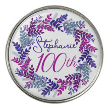 Rua Rosa Púrpura Elegante 100º Aniversário