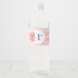 Rua Sésamo | Elmo - Rótulo do Frasco de Aniversári