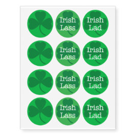 Rua, Shamrock do Dia de Patrick, Irish Lass, Irish