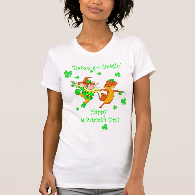 Rua, T-Shirt do Dia de Patrick (Frente)