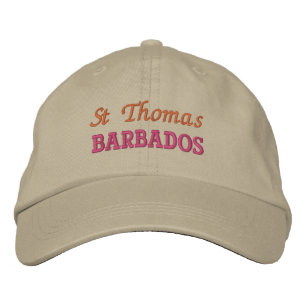 Rua Thomas, Barbados bordado Boné de beisebol