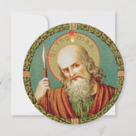 Rua Thomas the Apostle (JMAS 2) Vazio Greeting Car