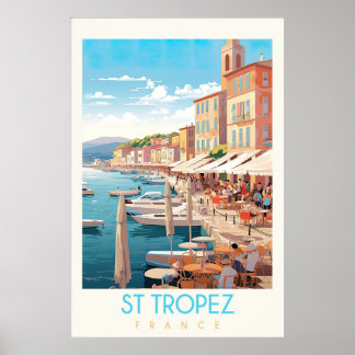 Rua Tropez Poster de viagens