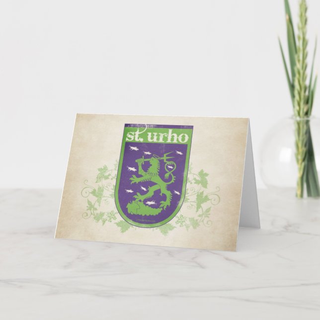 Rua. Urho Casaco de Braços - Cartão (Frente)