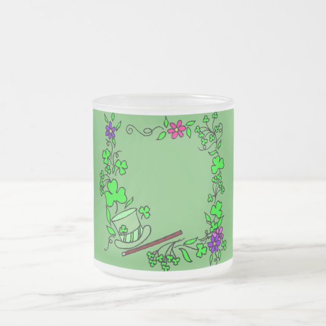 Rua Verde de Véu Irlandês. Vidro da Caneca do Patr (Centro)