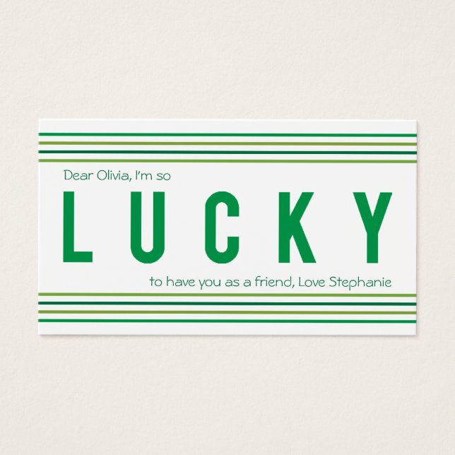 Rua Verde Moderno,  de Presente no Dia de Patrick (Frente)