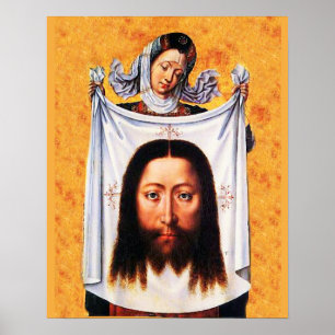 Rua Veronica Veil Shroud Face Sagrada 01A Poster