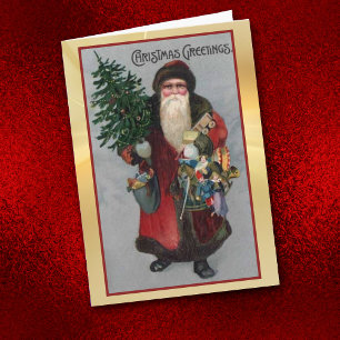 Rua Vitoriana Nicholas Retrait Cartão de Natal