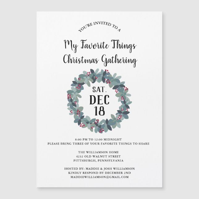 Rua Xadrez russa da Festa de Natal Magnet (Frente)