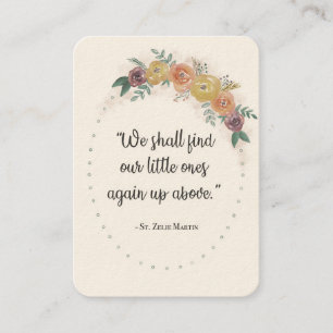 Rua. Zelie Martin Consolation Misriage - Cartão Sa