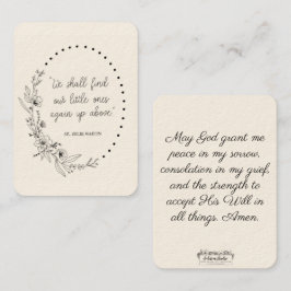 Rua. Zelie Martin Consolation Misriage - Cartão Sa