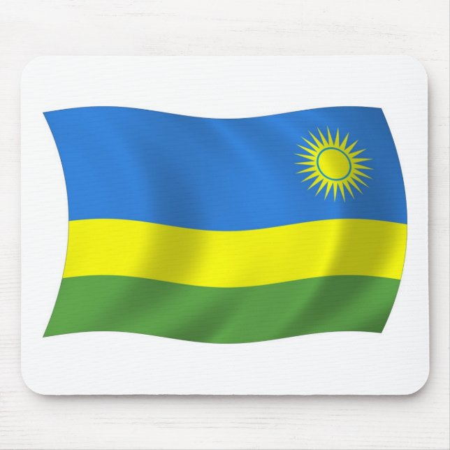 Ruanda Flag Mousepad (Frente)