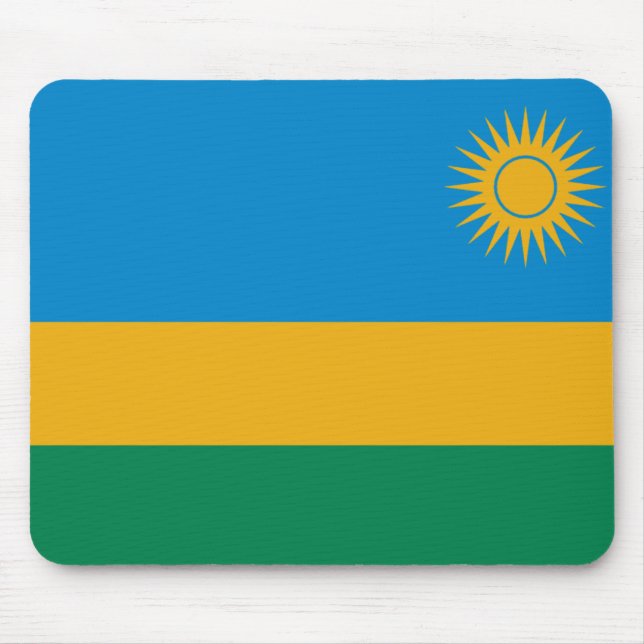 Ruanda Flag Mousepad (Frente)