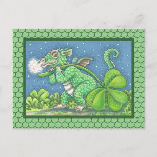 RUAS. CARTÃO POSTAL DO PEQUENO DRAGÃO IRLANDÊS DE