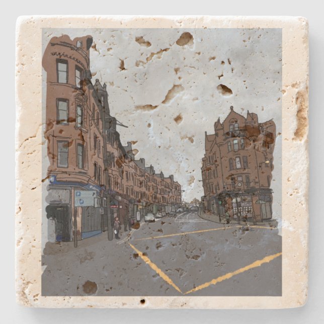 Ruas de Glasgow, Porta copos de Pedra da Escócia (Frente)