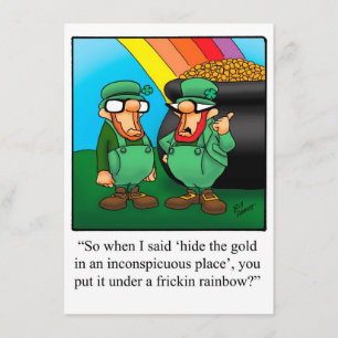 Ruas engraçadas, Convites de festas do Dia de Patr