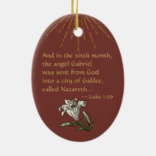 Ruas: Gabriel, o Arcanjo (M 035), ornamento cerâmi