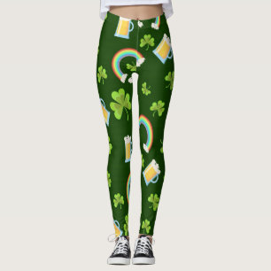 Ruas, leggings do dia de Patrick