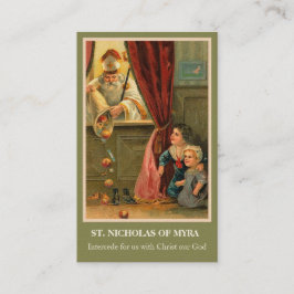 RUAS. NICHOLAS DE MYRA REPRAYER HOLY CARTÕES