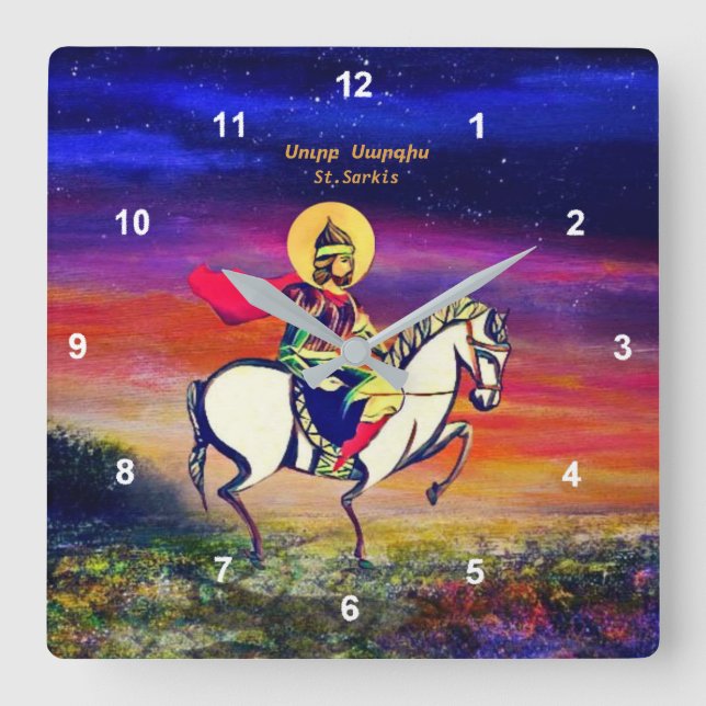 Ruas, Relógio de Parede de acrílico (Frente)