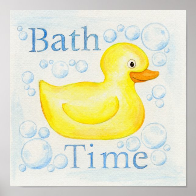 Rubber Ducky Bath poster (Frente)