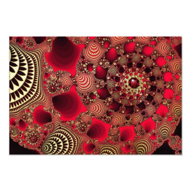 Rubies e Impressão de Fotografias Douradas (Frente)