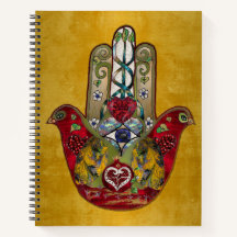 Rubis Romã Coração Vermelho Pássaro Hamsa