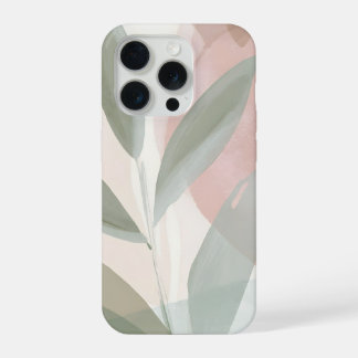 Rubor e Sage Botânico Abstrato – Moderno Suave