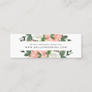 Rubor Floral de Primavera Cartões para Site de C