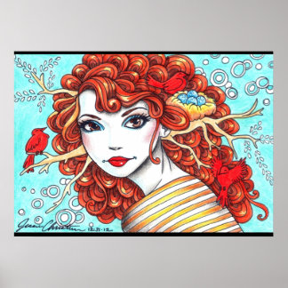 Ruby Bird Rosie Poster